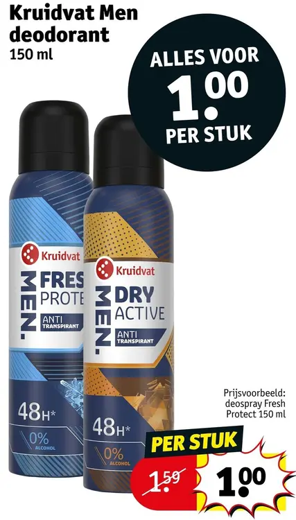 Promotie: Men deodorant