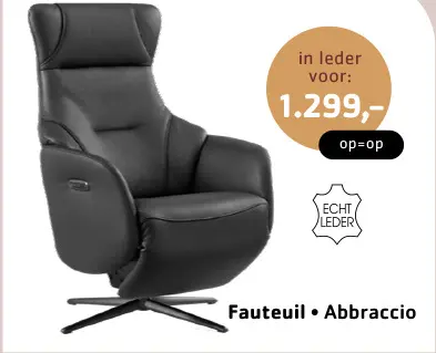 Promotie: Abbraccio Fauteuil