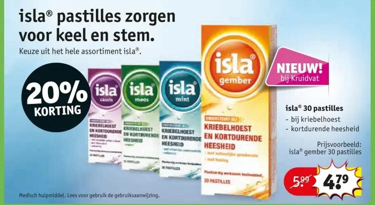 Aanbieding: isla® pastilles