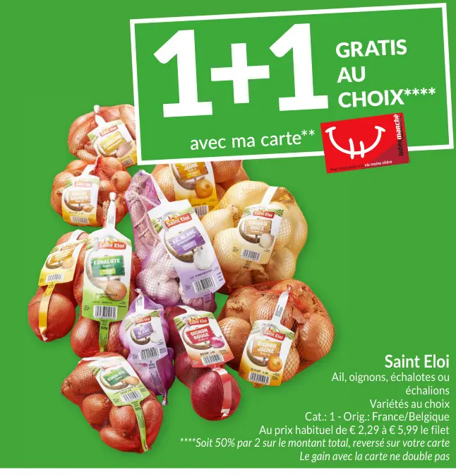 Offre: Ail, oignons, échalotes ou échalions