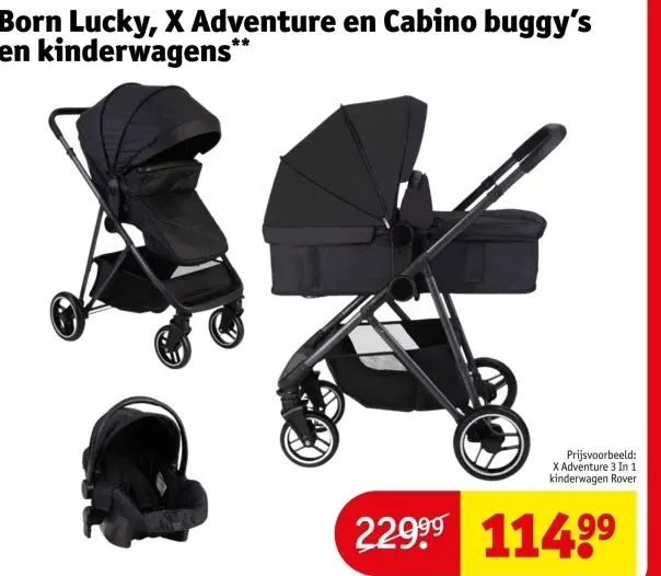 Aanbieding: buggy's en kinderwagens