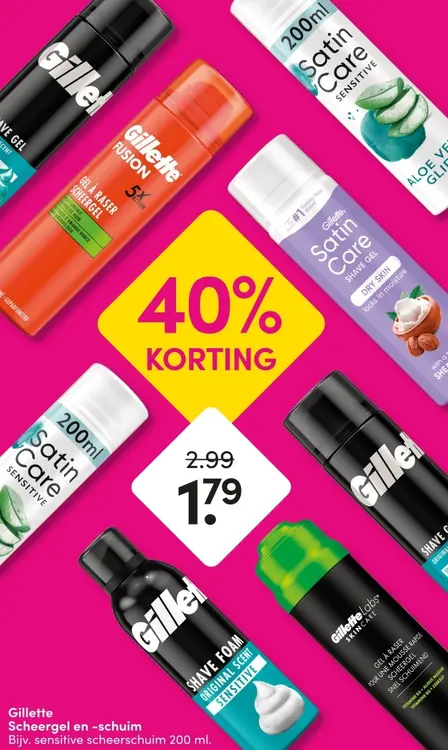 Aanbieding: Scheergel en -schuim