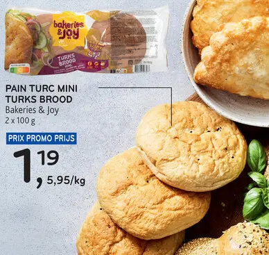 Offre: Pain turc mini turks brood
