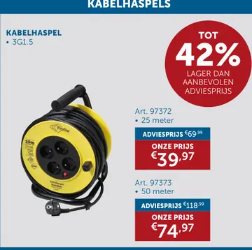 Aanbieding: Kabelhaspel
