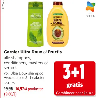 Promotie: Garnier Ultra Doux of Fructis