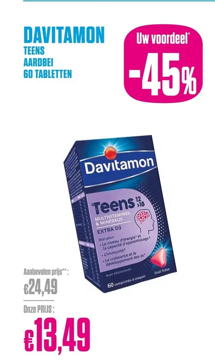 Promotie: Davitamon Teens 