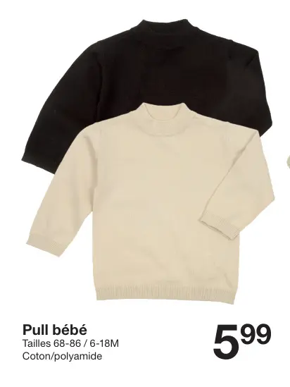 Offre: Pull bébé