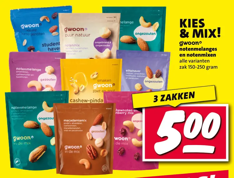 Aanbieding: Notenmelanges en notenmixen