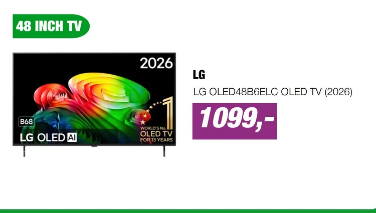 Aanbieding: LG OLED48B6ELC OLED TV (2026)