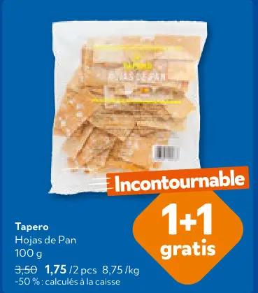Offre: Hojas de Pan
