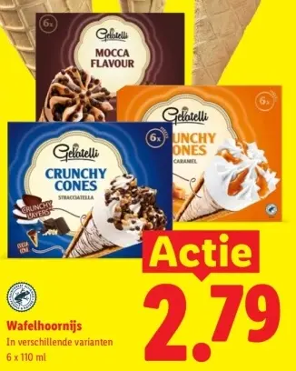 Aanbieding: Wafelhoornijs