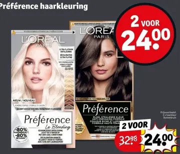 Aanbieding: Préférence haarkleuring