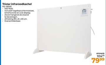 Aanbieding: Tristar infraroodkachel