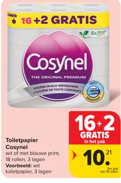 Aanbieding: Toiletpapier Cosynel
