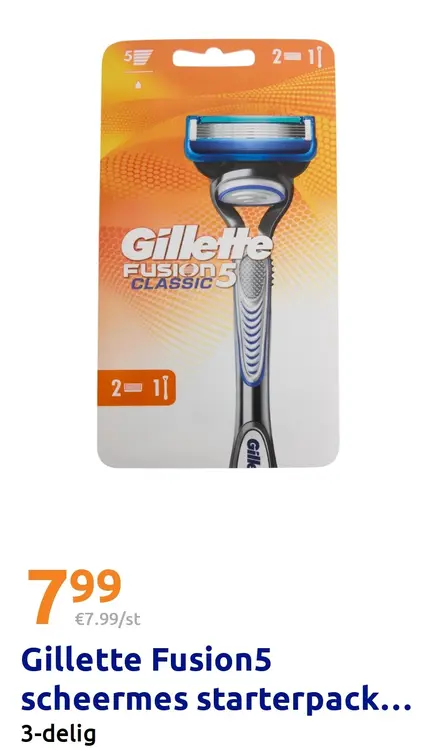 Aanbieding: Gillette Fusion5 scheermes starterpack