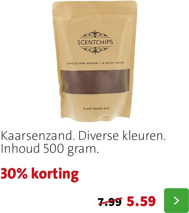 Aanbieding: Scentchips Kaarsenzand