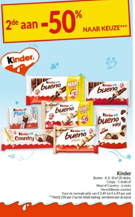 Promotie: Kinder Bueno