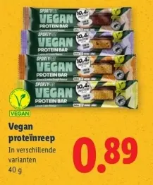 Aanbieding: Vegan proteïnreep