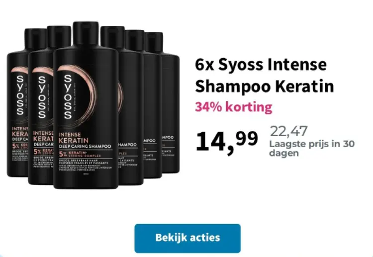 Promotie: Intense Shampoo Keratin