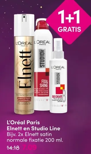 Aanbieding: Elnett en Studio Line