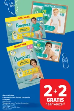 Aanbieding: Pampers Premium Protection en Harmonie Pampers