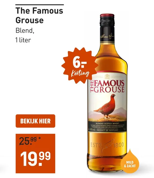 Aanbieding: The Famous Grouse