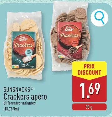 Offre: Crackers apéro
