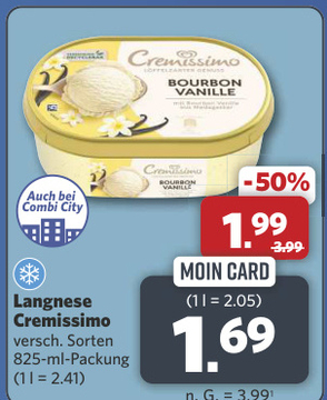 Aanbieding: Langnese Cremissimo versch. Sorten