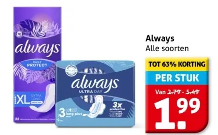 Aanbieding: Always