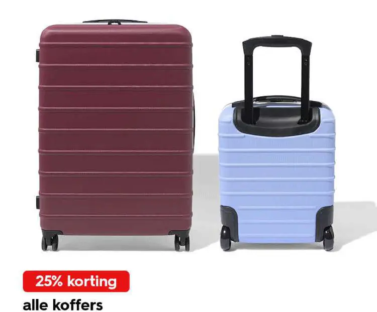 Promotie: koffers