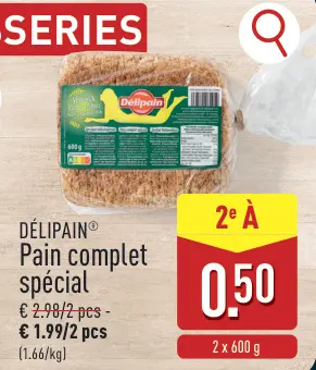 Offre: Pain complet spécial