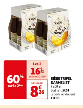 Aanbieding: BIÈRE TRIPEL KARMELIET