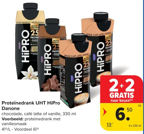 Promotie: Proteïnedrank UHT HiPro