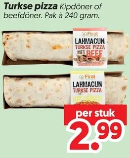 Aanbieding: Turkse pizza