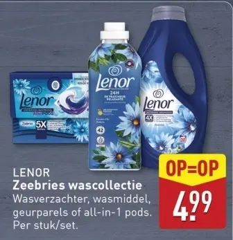 Aanbieding: LENOR Zeebries wascollectie
