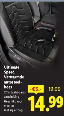Aanbieding: Verwarmde autostoelhoes