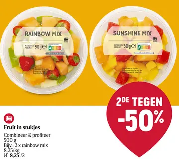 Aanbieding: Fruit in stukjes