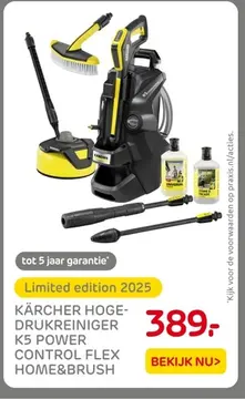 Aanbieding: Kärcher hoge-drukreiniger k5 power control flex home&brush