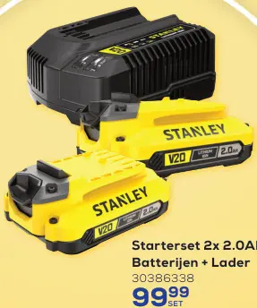 Promotie: Starterset 2x 2.0Ah Batterijen + Lader