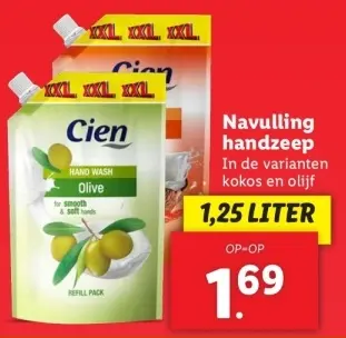 Aanbieding: Navulling handzeep