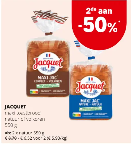 Promotie: Maxi toastbrood