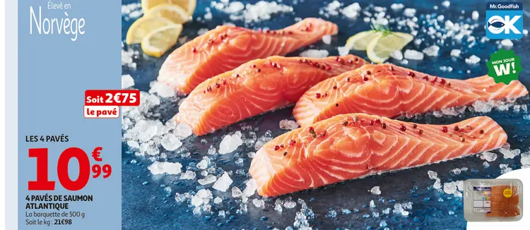 Promotie: Pavés de saumon atlantique
