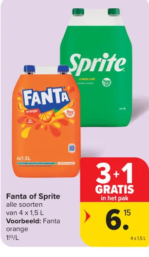 Promotie: Fanta of Sprite