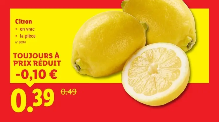 Offre: Citron