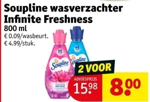 Aanbieding: wasverzachter Infinite Freshness