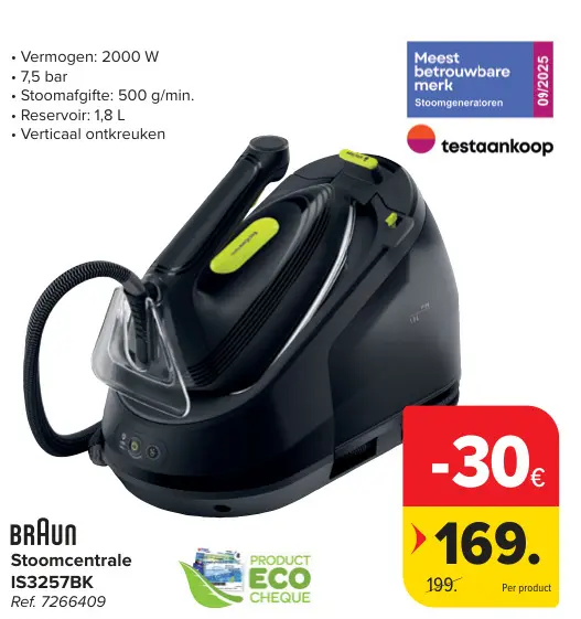 Promotie: Stoomcentrale IS3257BK