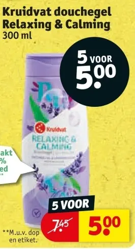 Aanbieding: douchegel Relaxing & Calming