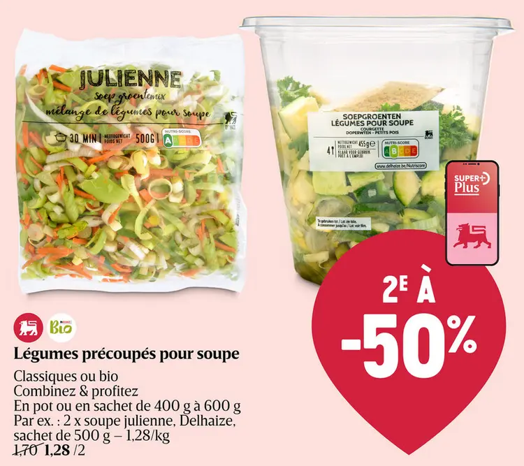 Offre: Légumes précoupés pour soupe
