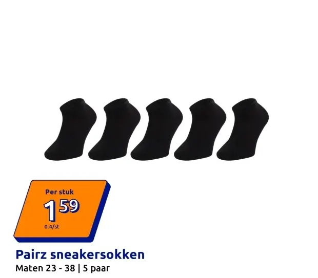 Aanbieding: sneakersokken