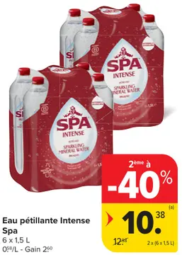 Offre: Eau pétillante